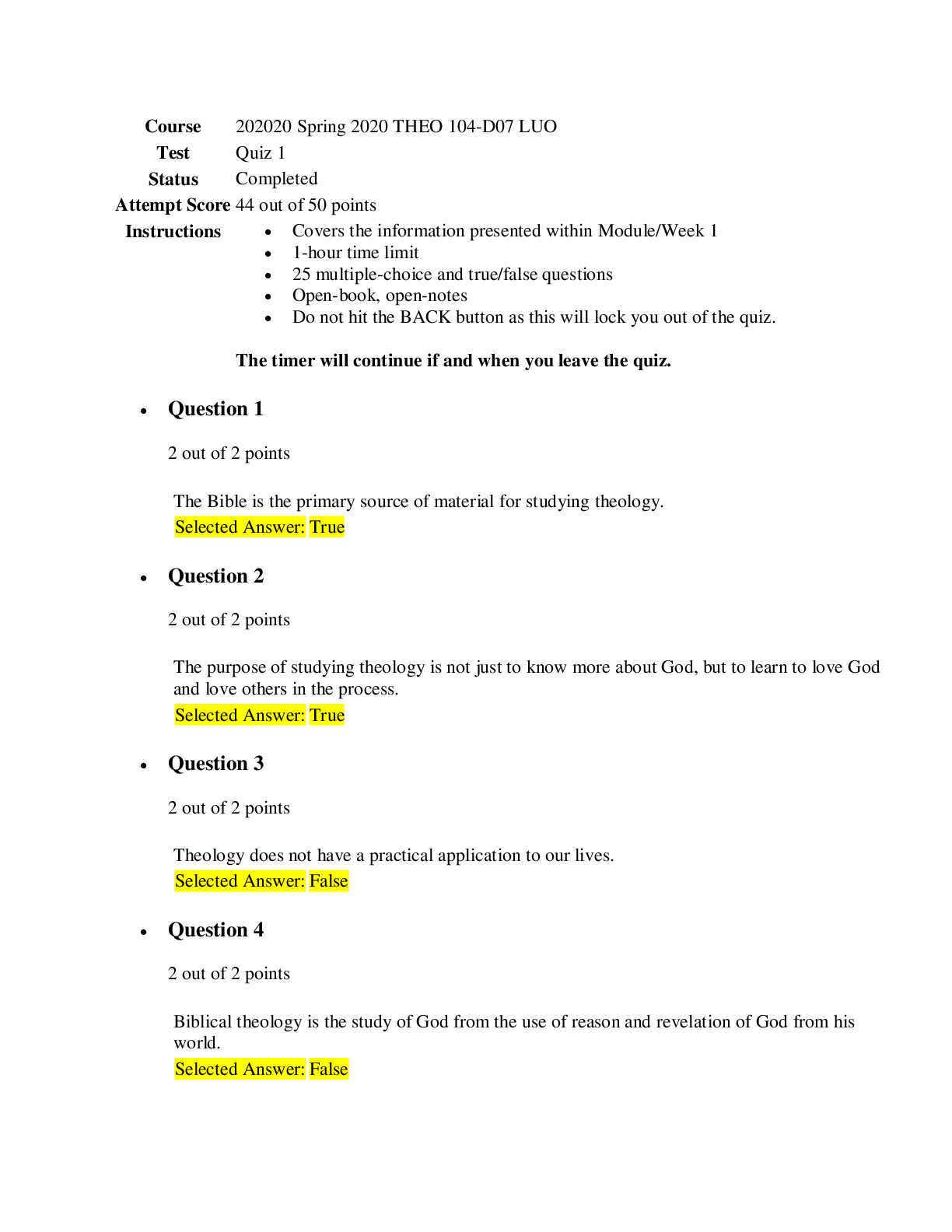 Preview image for 202020 Spring 2020 THEO 104-D07 LUO